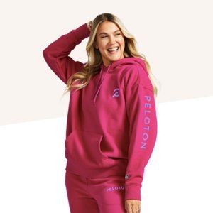 Peloton Chic Hoodie & Jogger Set size Medium in Red